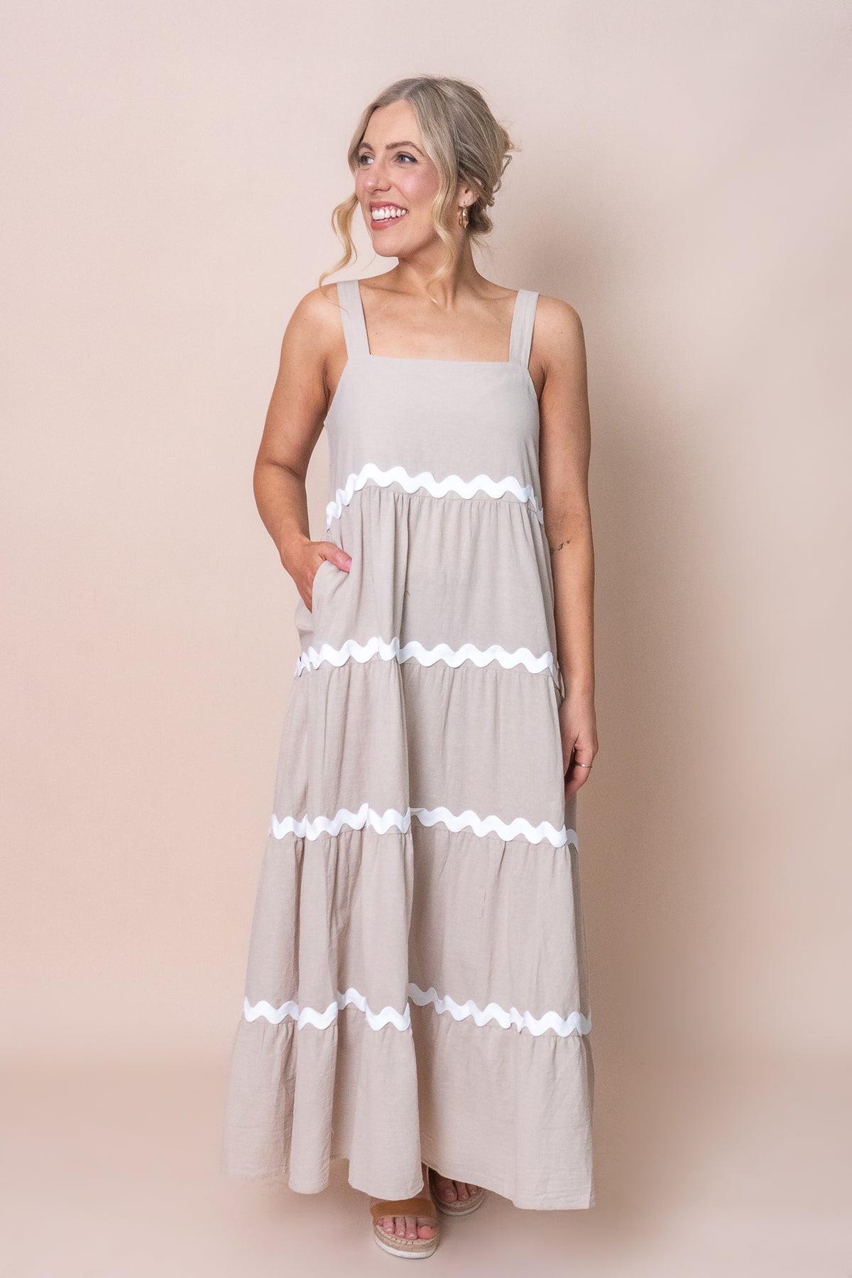 Wanaka Dress in Ivory