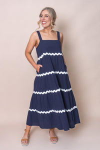 Wanaka Dress in Navy