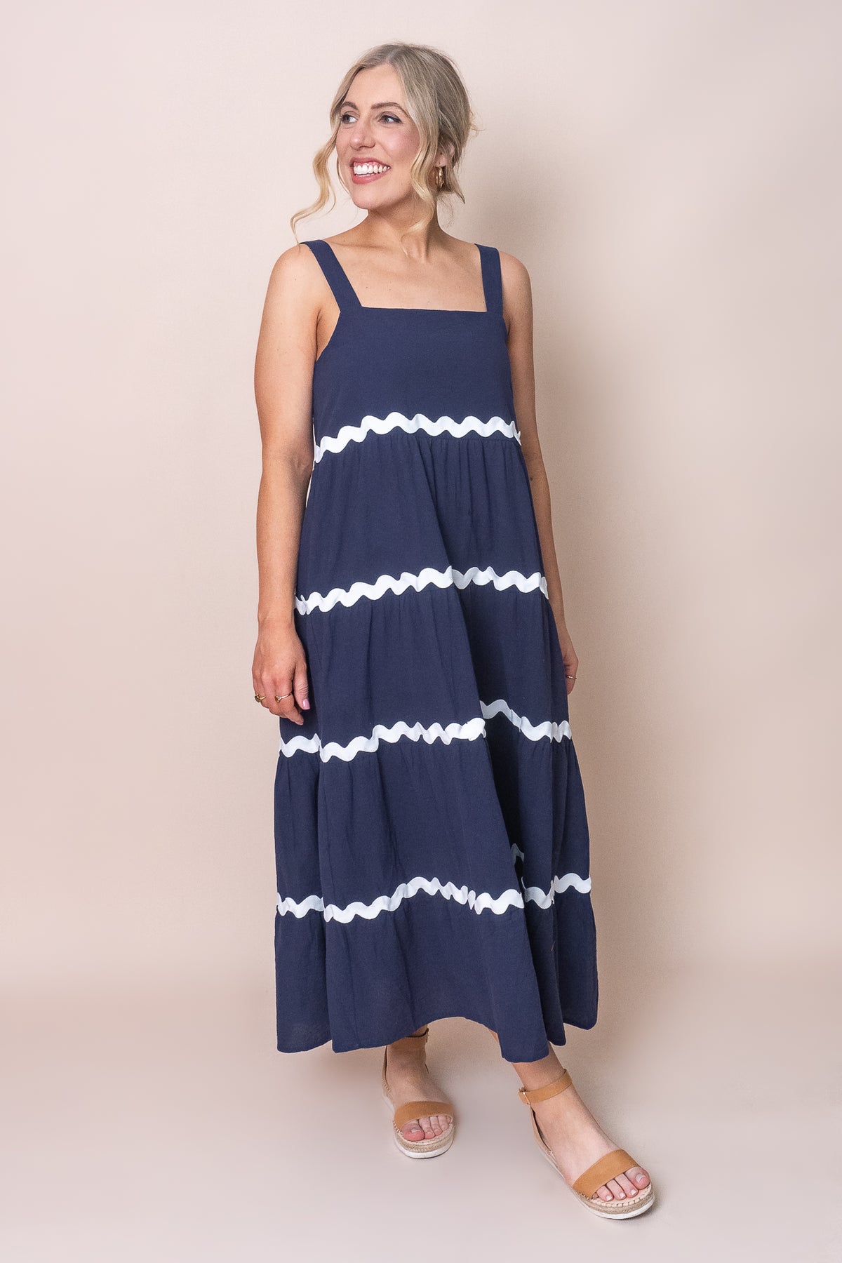 Wanaka Dress in Navy