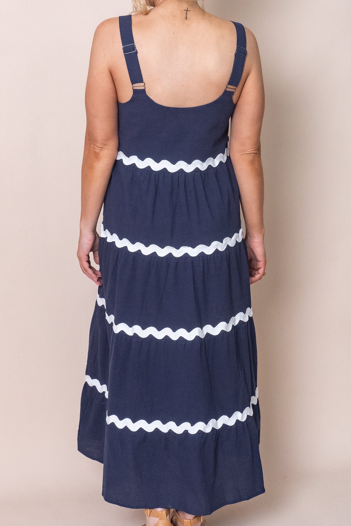 Wanaka Dress in Navy