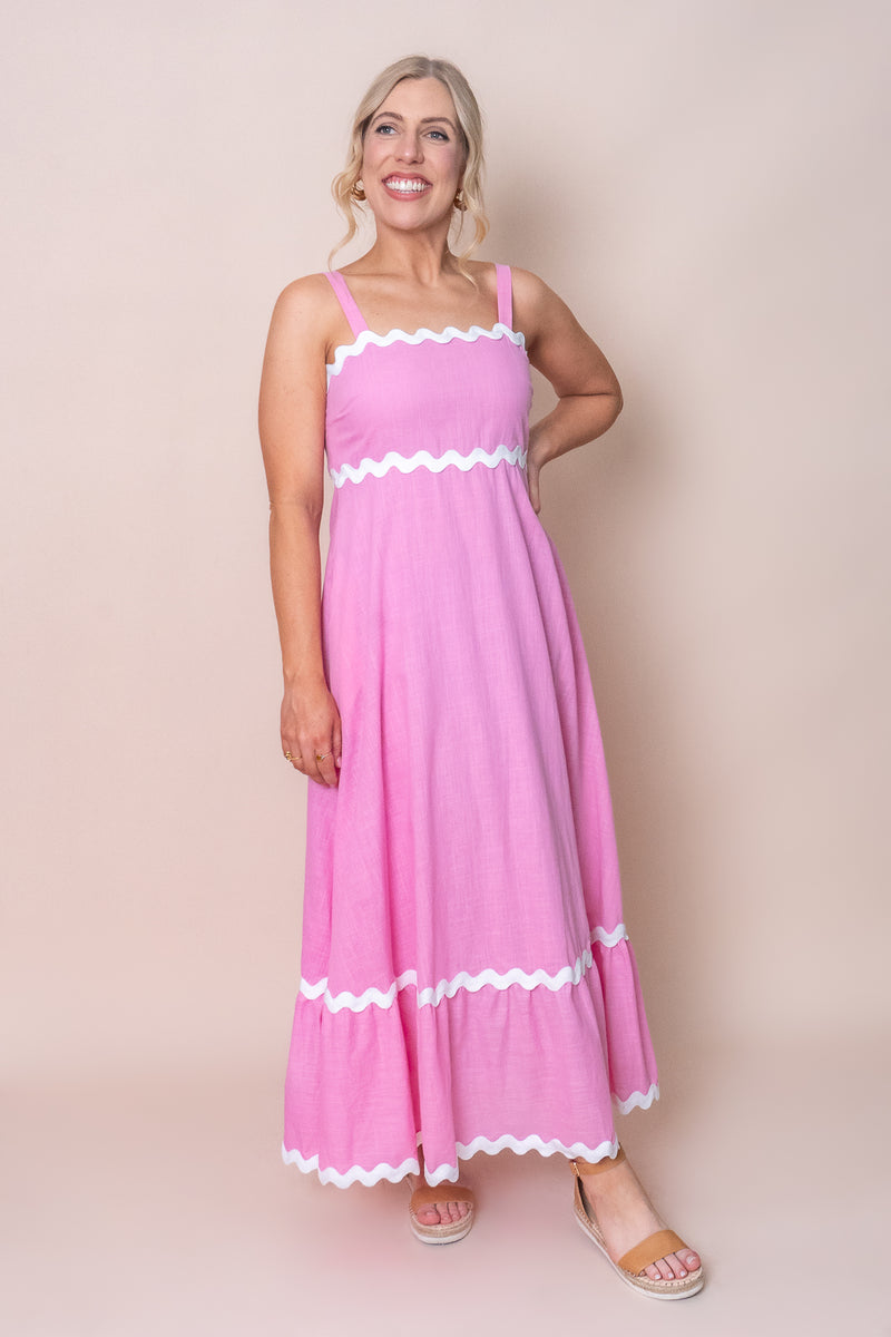 Mira Maxi Dress in Pink – Always Alice