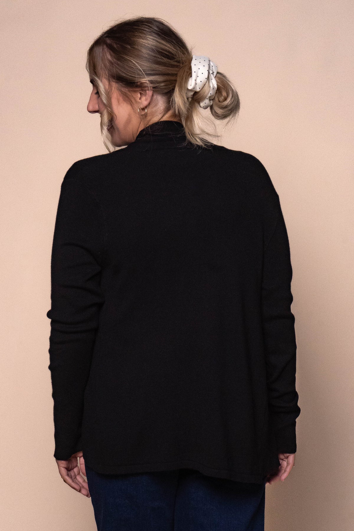 Nicolette Shawl Cardigan in Black