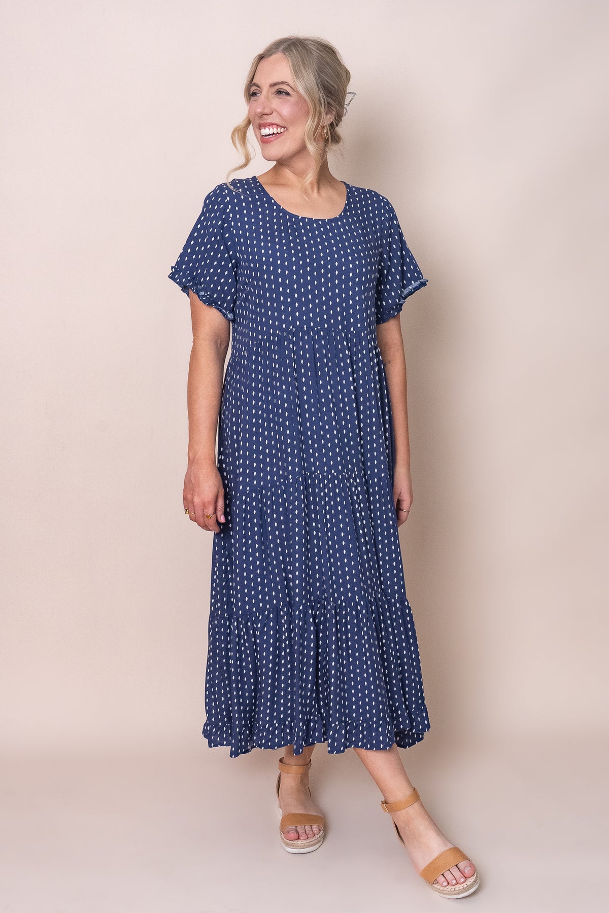 Jensen Dress in Navy