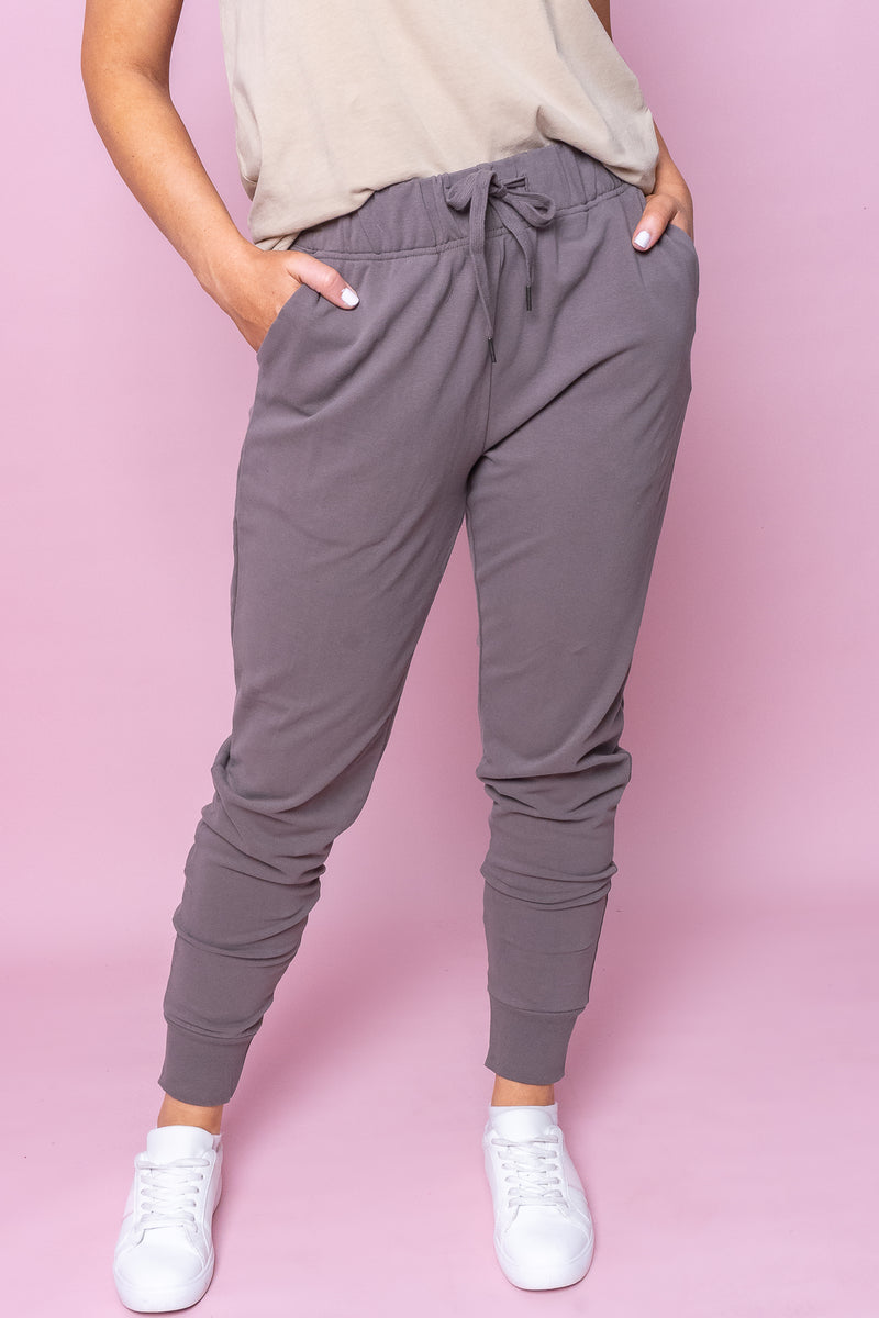 Lazy Days Jogger Pants in Stone - Foxwood
