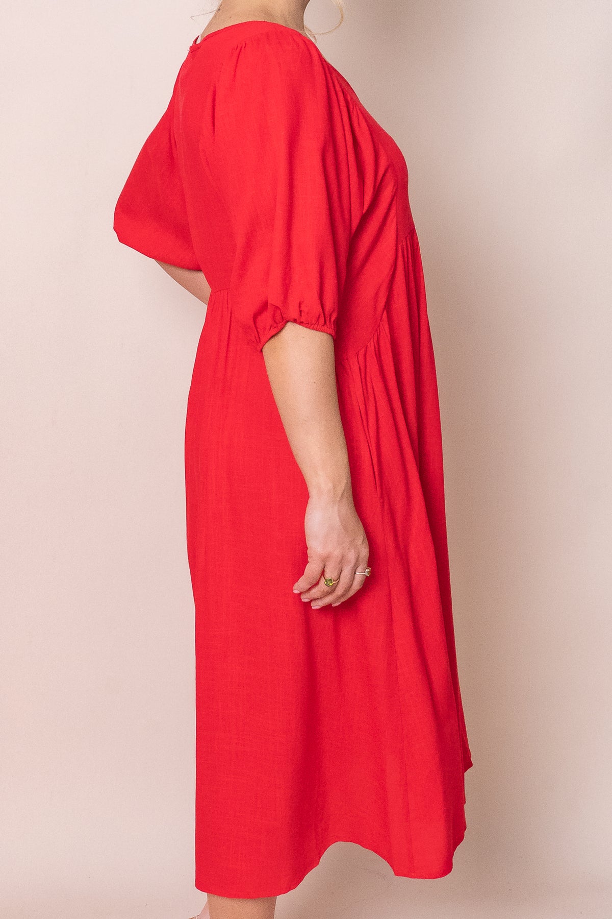 Emery Dress in Red