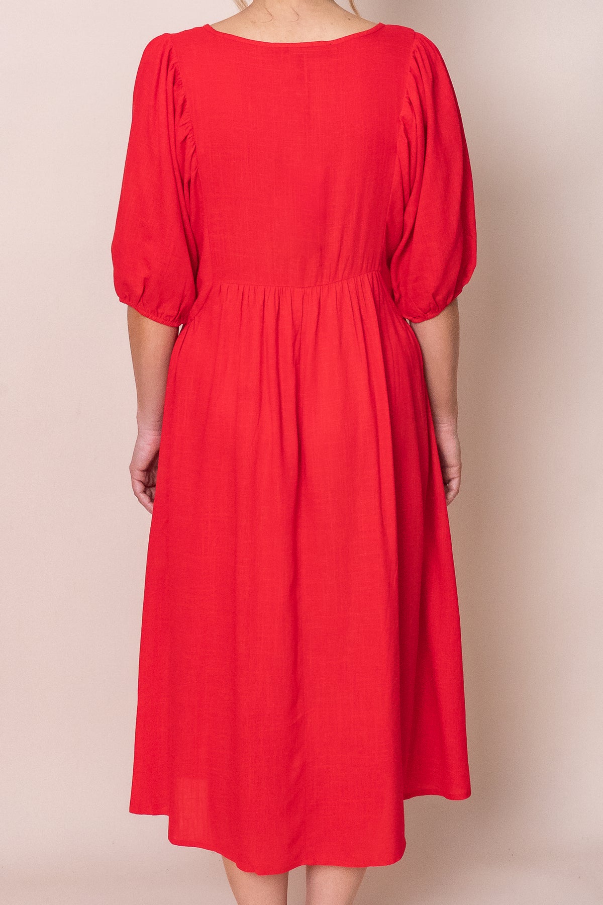 Emery Dress in Red