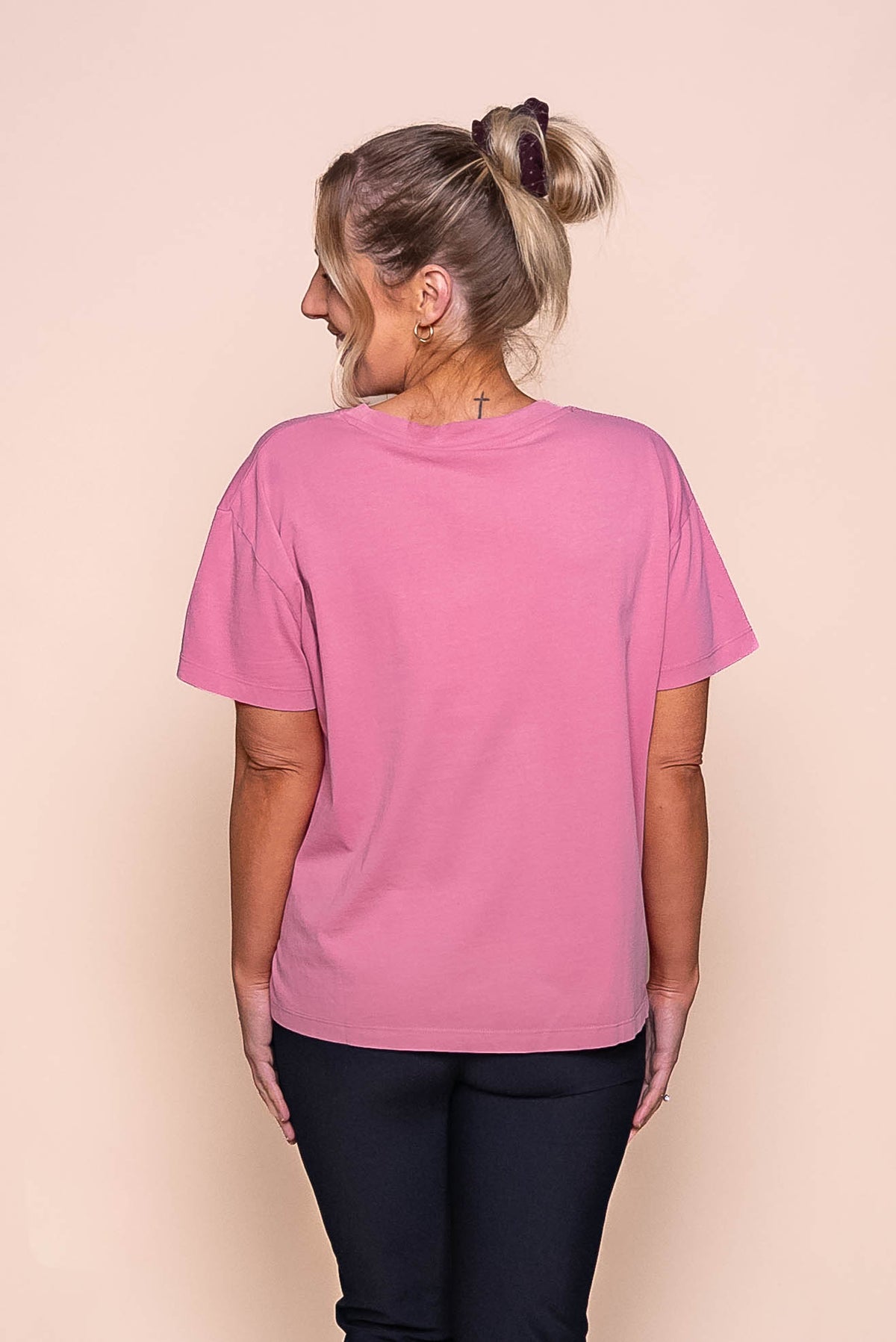 Bandit Tee in Rosewood Pink - Foxwood