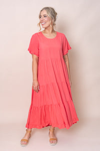 Verina Dress in Watermelon