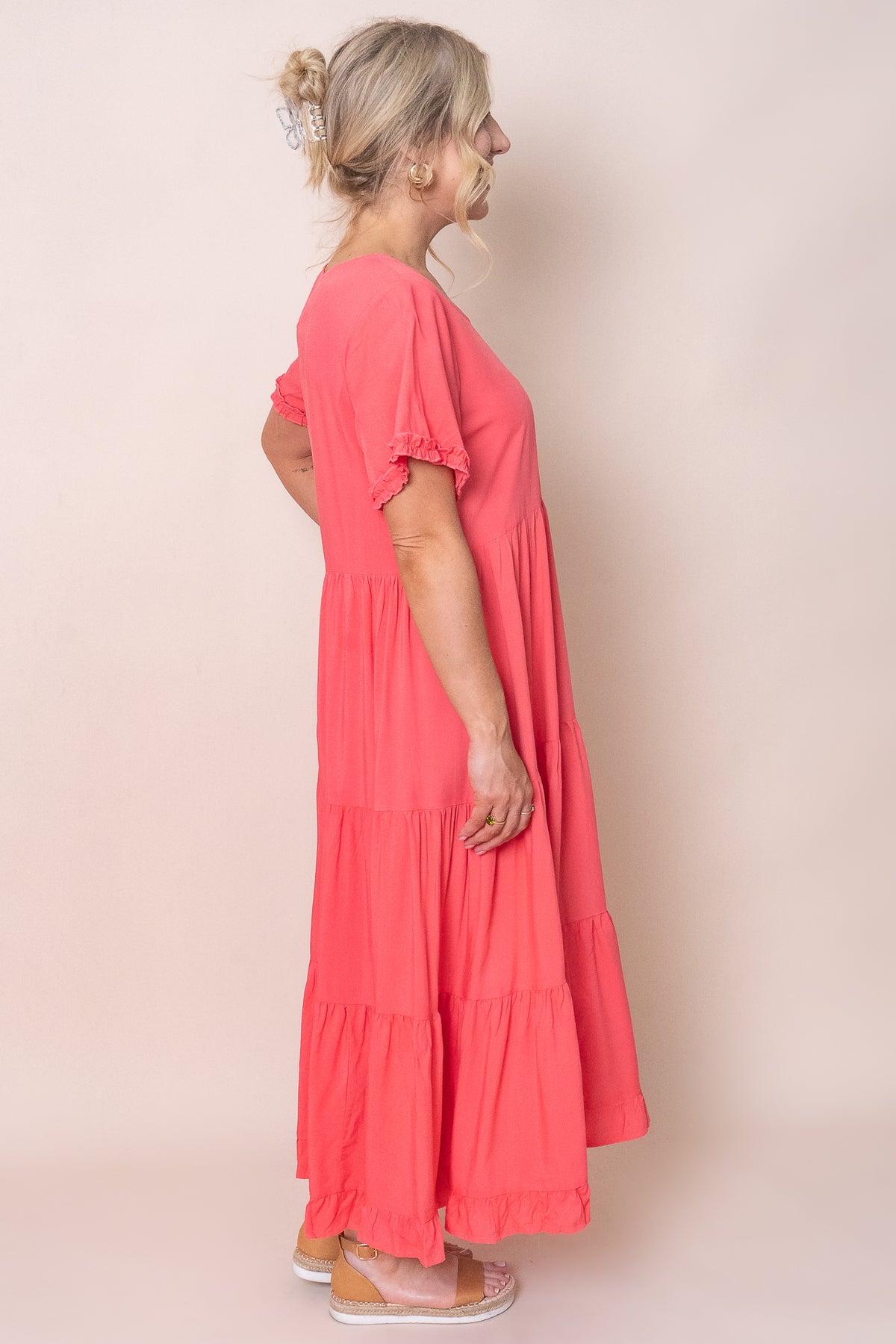 Verina Dress in Watermelon