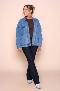 Blair Denim Jacket in Light Blue - All About Eve
