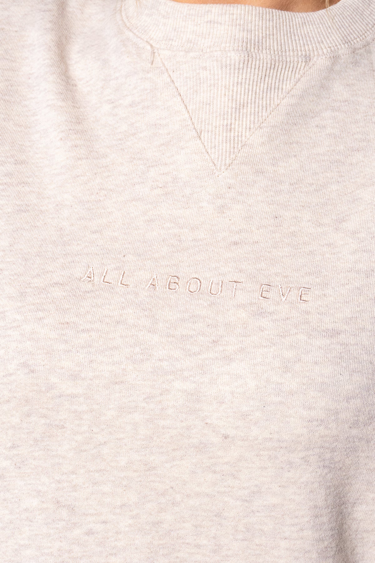 AAE Washed Relaxed Crew in Oatmeal - All About Eve