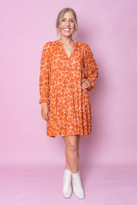 Giavanna Dress in Coral
