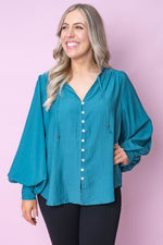 Neo Top in Teal