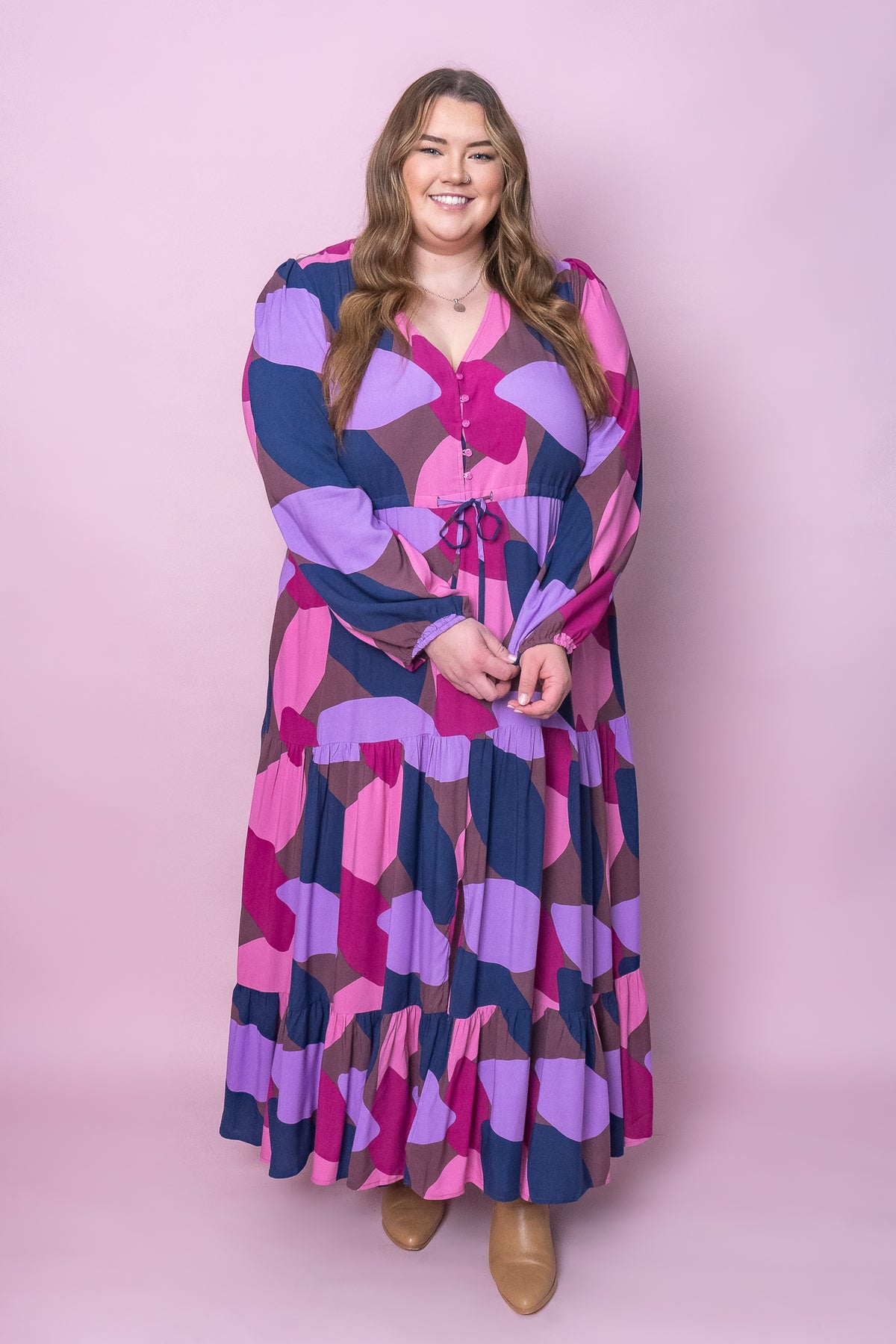 Brooke Dress in Lilac
