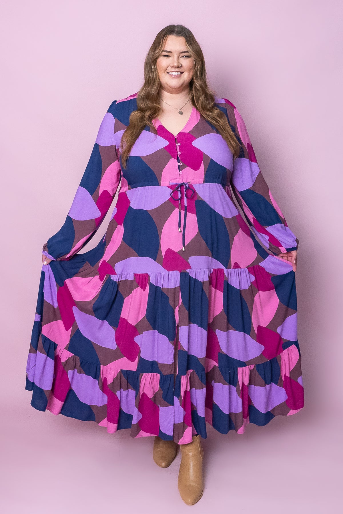 Brooke Dress in Lilac