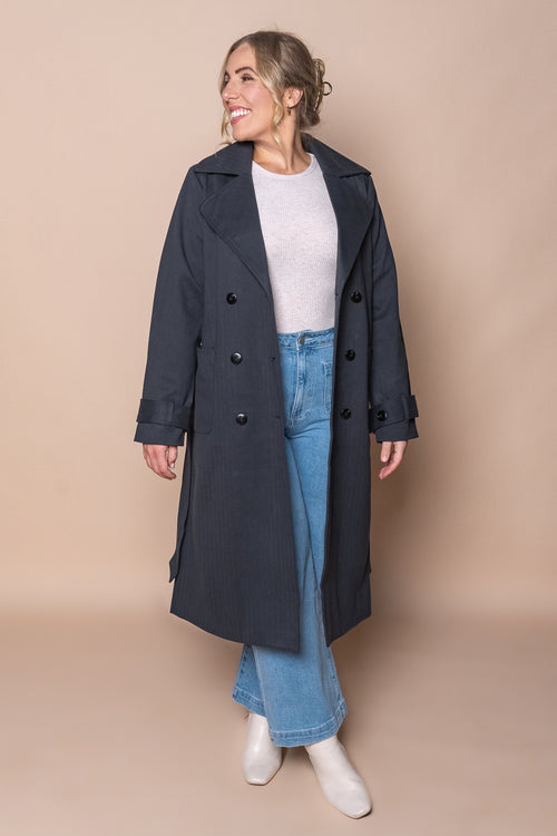 Jenna Coat in Slate