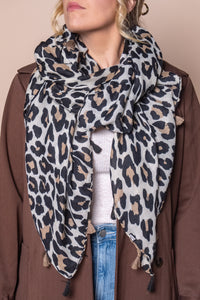 Lena Scarf in Leopard