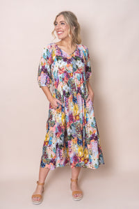 Zandra Dress in Pink Multi