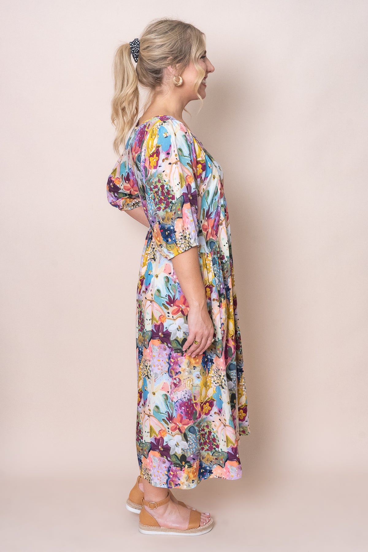 Zandra Dress in Pink Multi