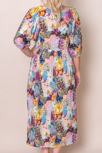 Zandra Dress in Pink Multi