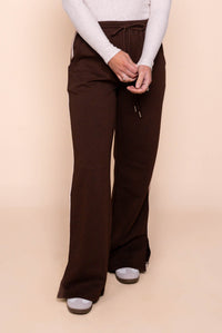 Harley Jersey Pants in Dark Chocolate