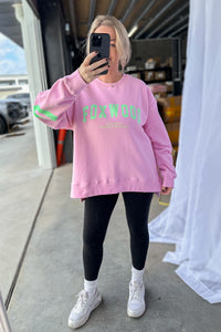 Interval Crew in Pink/Neon Green - Foxwood