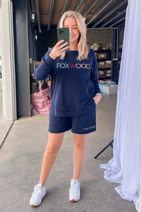 Simplified Confetti Crew in Navy - Foxwood