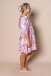 Ricky-Lee Mini Dress in Pink