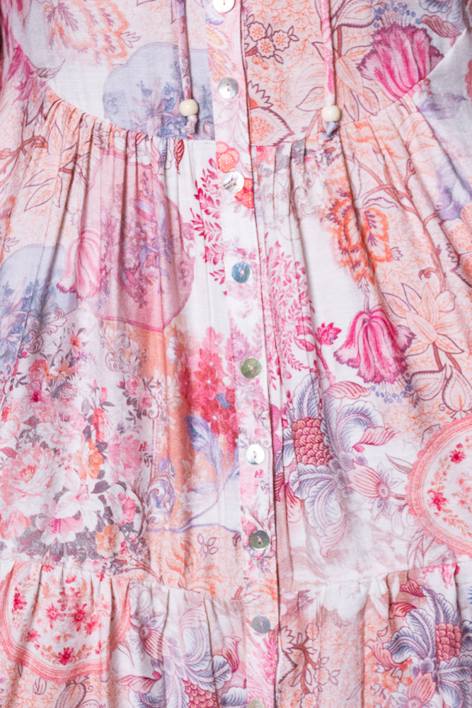 Ricky-Lee Mini Dress in Pink