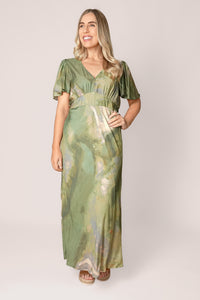 Niamh Midi Dress in Sage