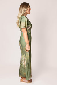 Niamh Midi Dress in Sage
