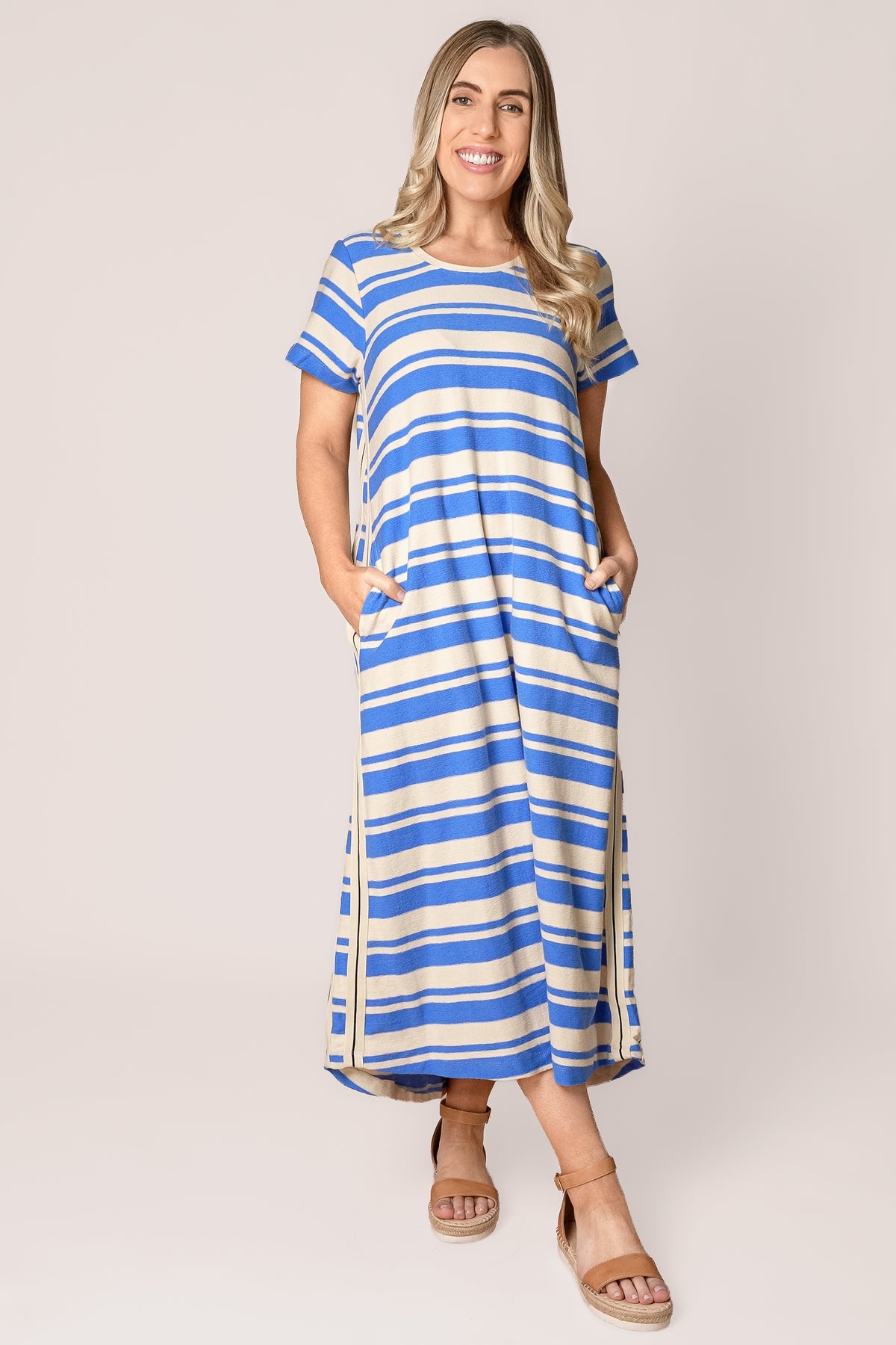 Tides Dress in Blue - Foxwood