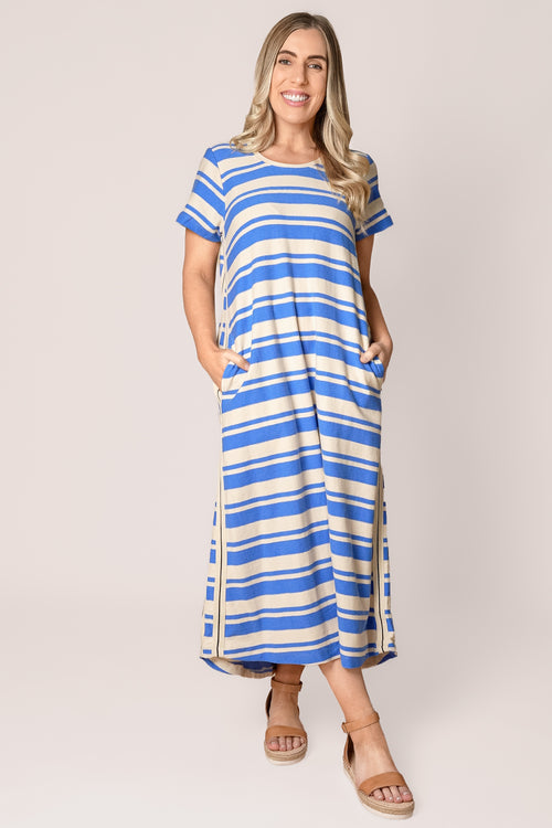 Tides Dress in Blue - Foxwood