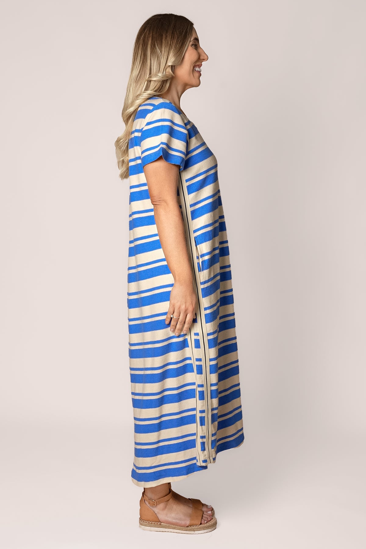 Tides Dress in Blue - Foxwood