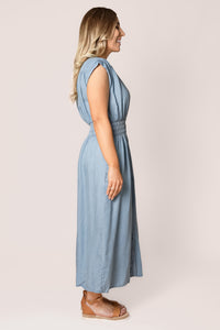 Bleu Dress in Light Blue - Foxwood