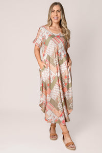 Nowela Midi Dress in Apricot
