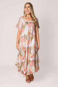 Nowela Midi Dress in Apricot
