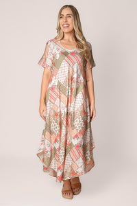 Nowela Midi Dress in Apricot