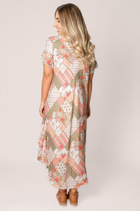 Nowela Midi Dress in Apricot