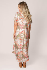 Nowela Midi Dress in Apricot