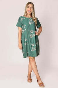 Paulette S/S Dress in Sage