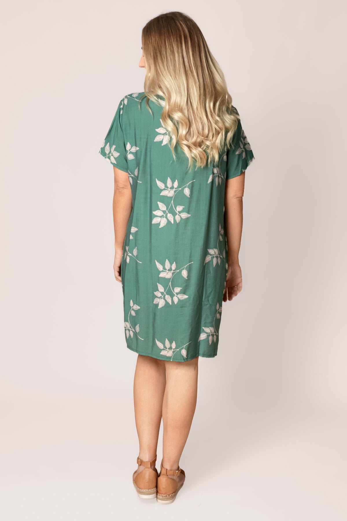 Paulette S/S Dress in Sage