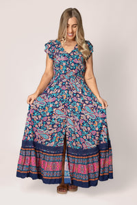Palmer Maxi Dress in Navy