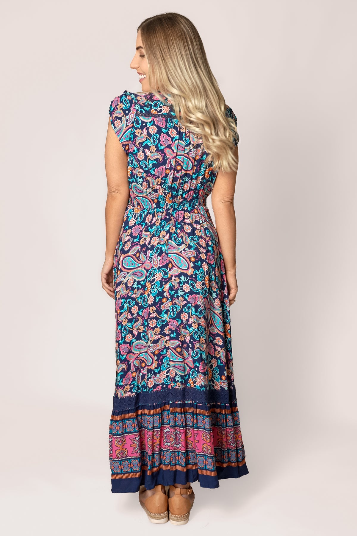Palmer Maxi Dress in Navy