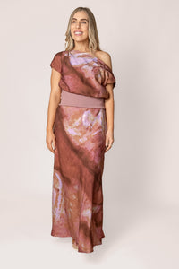 Keira Print Set in Dusty Rose