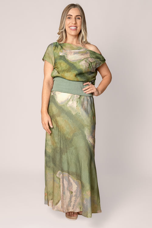 Keira Print Set in Sage