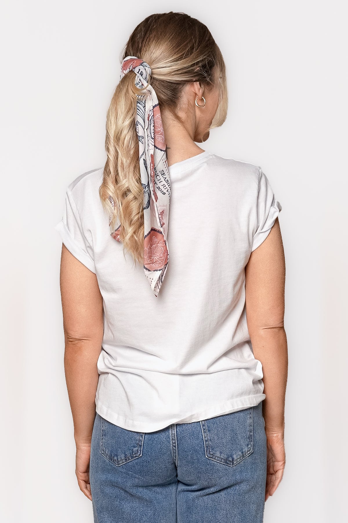 French Rivera Scarf in Vintage White - Foxwood