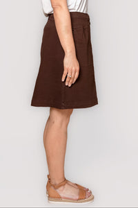 Amanda Skirt in Chocolate - Foxwood