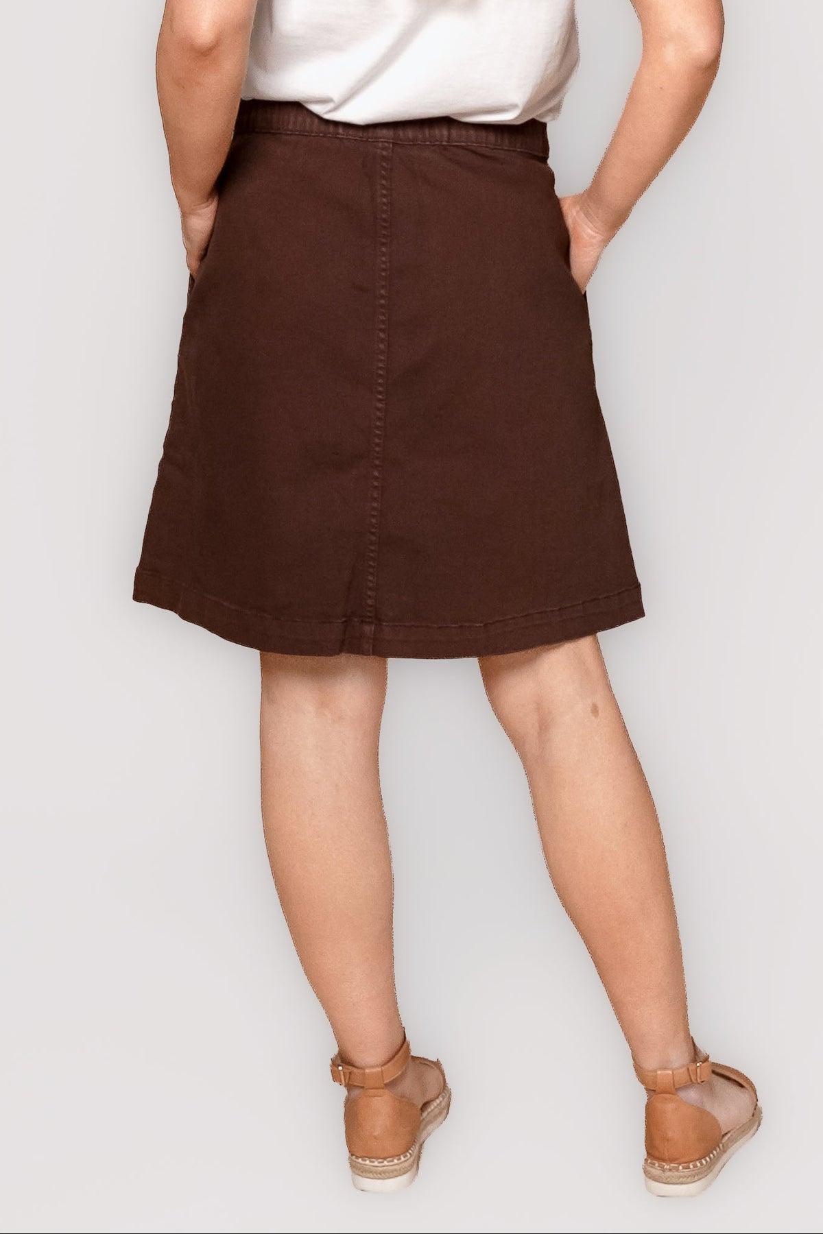 Amanda Skirt in Chocolate - Foxwood