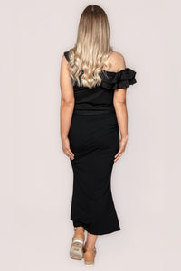 Cruise Midi Skirt in Black